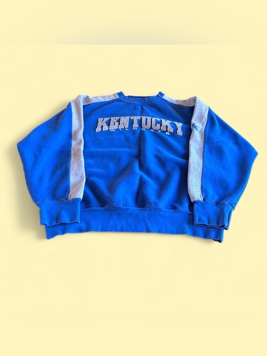Other - Vintage Kentucky Wildcats Sweatshirt Blue Embroidered Men’s L NCAA